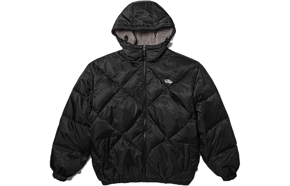 Vans Logo Zip Hoodie Black