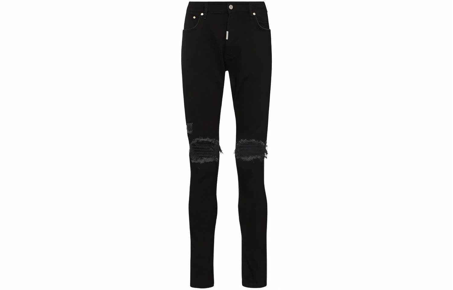 REPRESENT SS21 Black Distressed Jeans