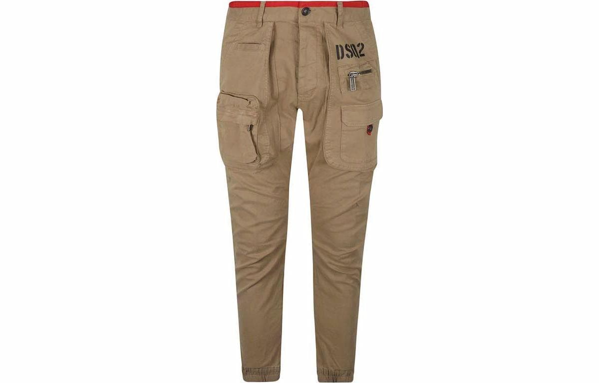 DSQUARED 2 DSQUARED2 FW23 Logo Print Tapered Pants