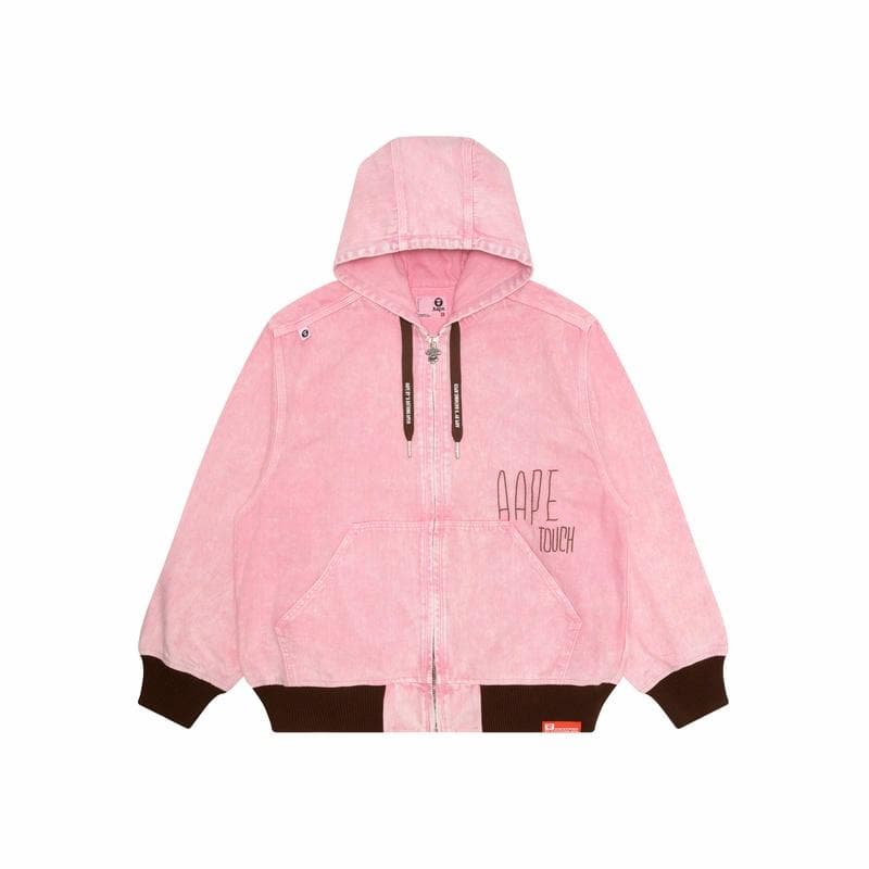 Aape Hoodie Jacket Pink
