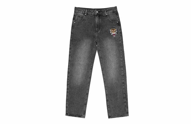 ED HARDY X Ed Hardy Logo Embroidered Jeans
