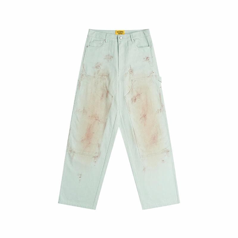 EMPTY REFERENCE x REVERSE IRONY Cargo Pants Green