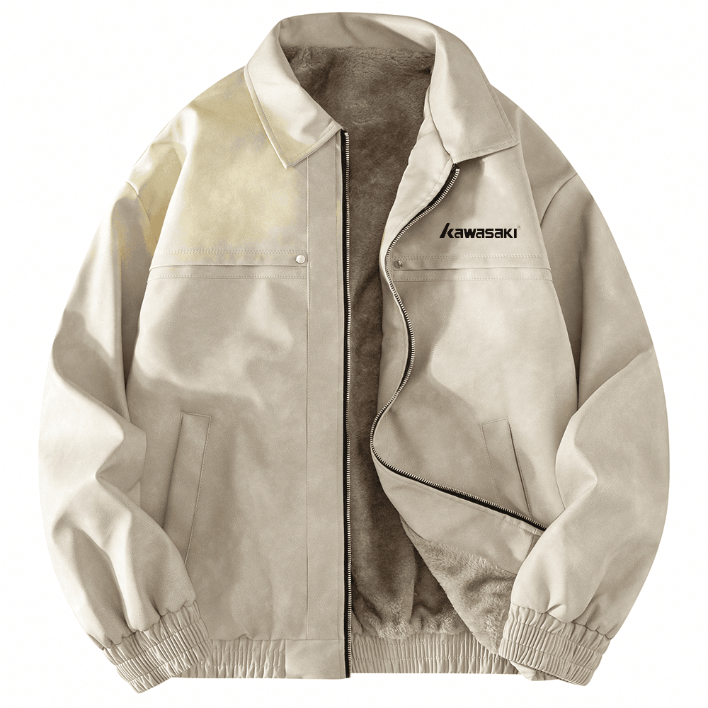 Kawasaki/川崎 Kawasaki Retro Zip-Up Jacket