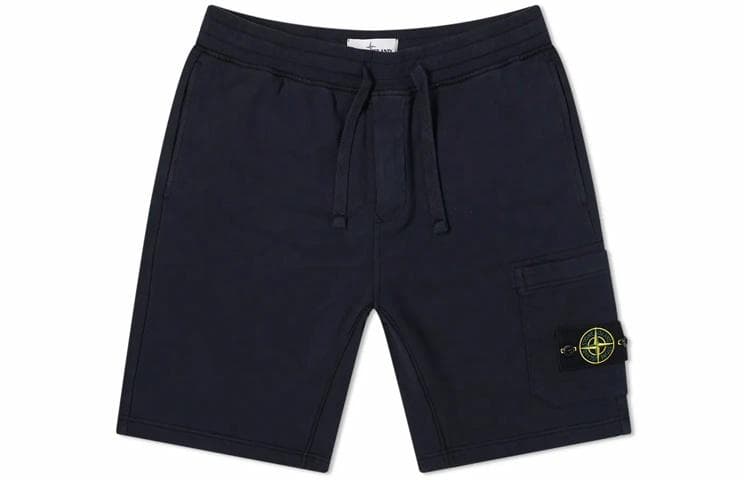 Stone Island Navy Blue Shorts