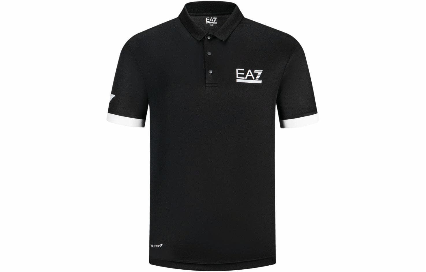 EMPORIO ARMANI/阿玛尼 Emporio Armani EA7 SS24 Logo Polo Black