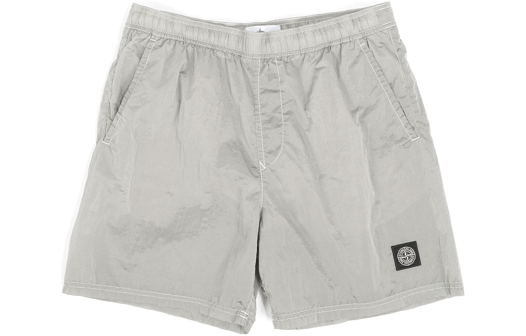 Stone Island Nylon Print Shorts Grey