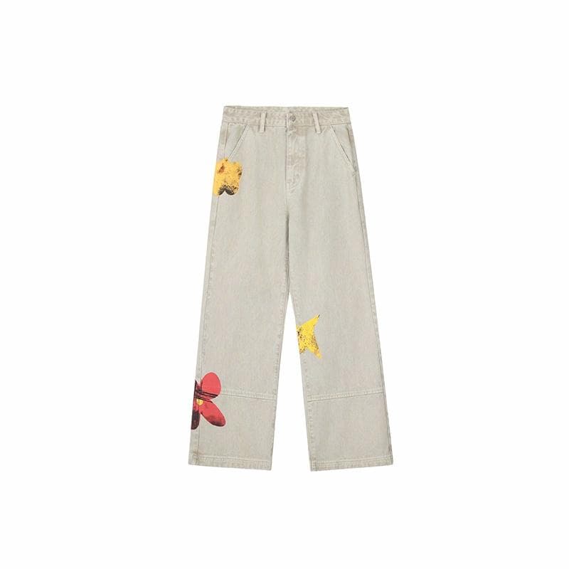 A chock Straight Jeans