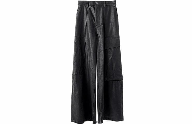 幻象者 Huànxiàngzhě Original Design Cargo Wide-Leg Pants Black