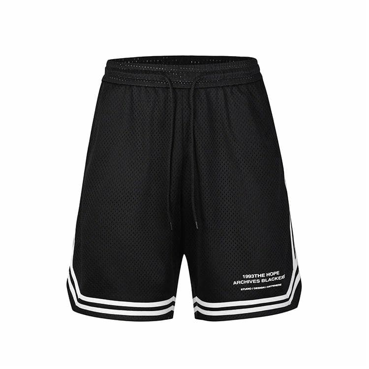 BLACK OF EXIT Mesh Shorts