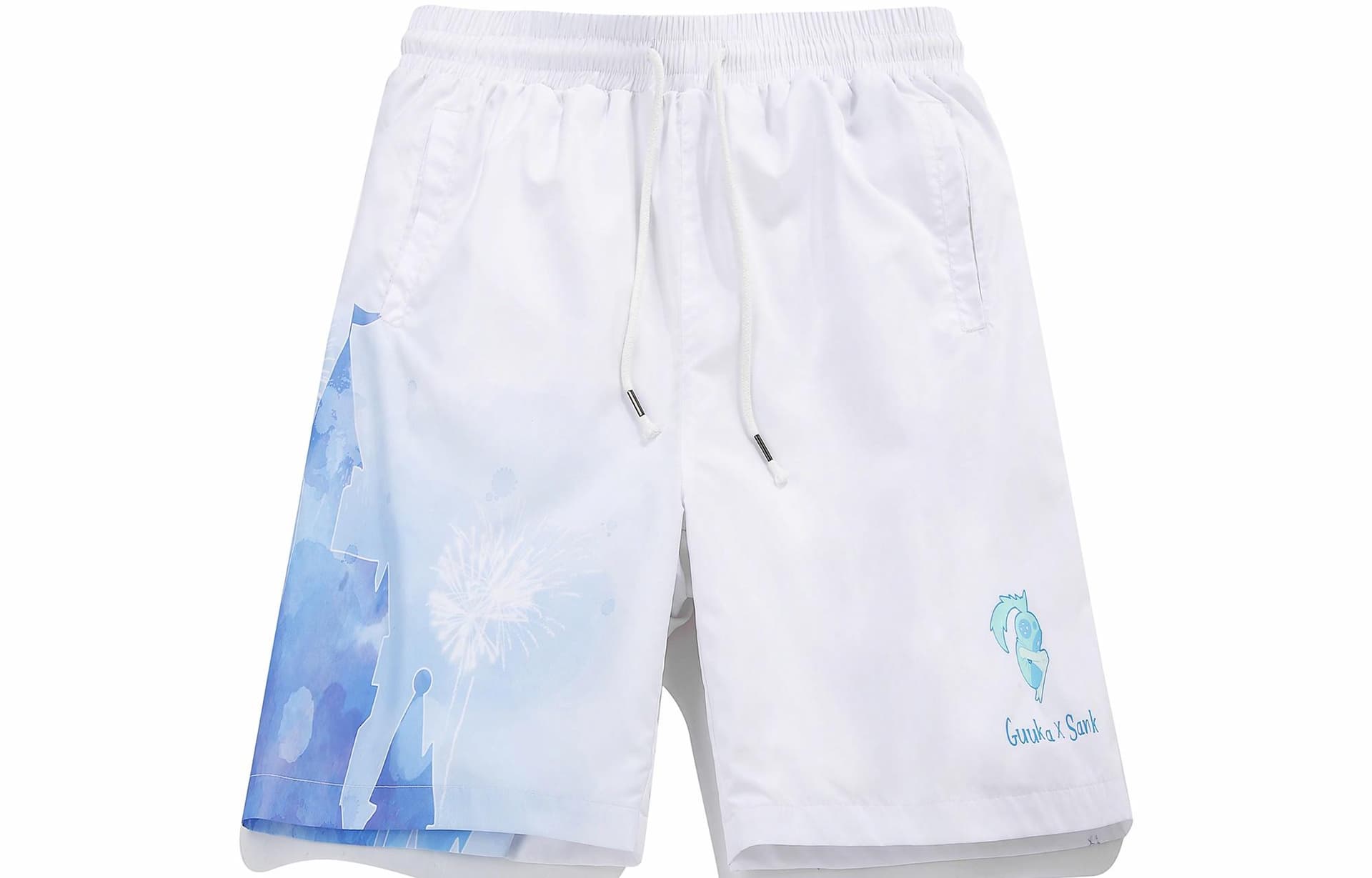 Guuka x SANK TOYS Shorts White