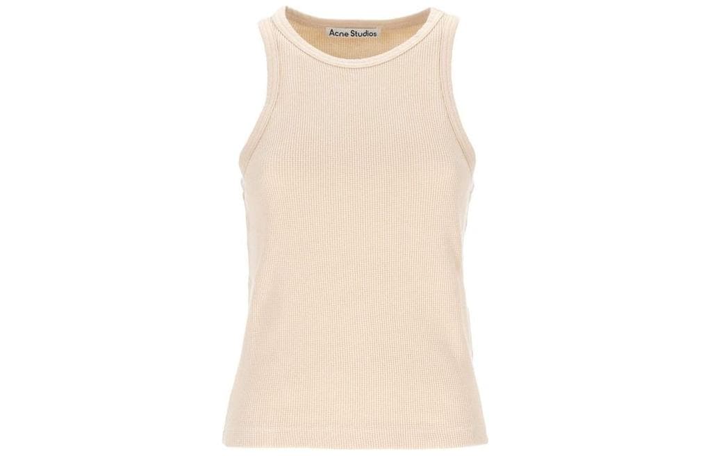 Acne Studios Sleeveless Ribbed Tank Yellow