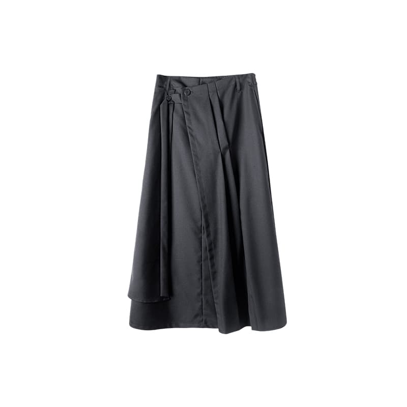 幻象者 Huanzhe Asymmetric Skirt Black