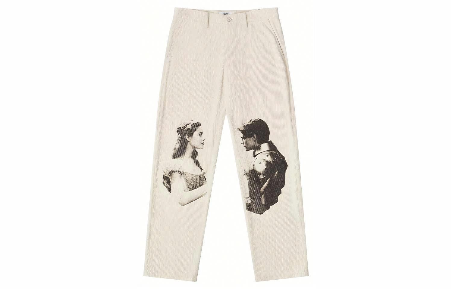 EMPTY REFERENCE Romeo and Juliet Print Pants