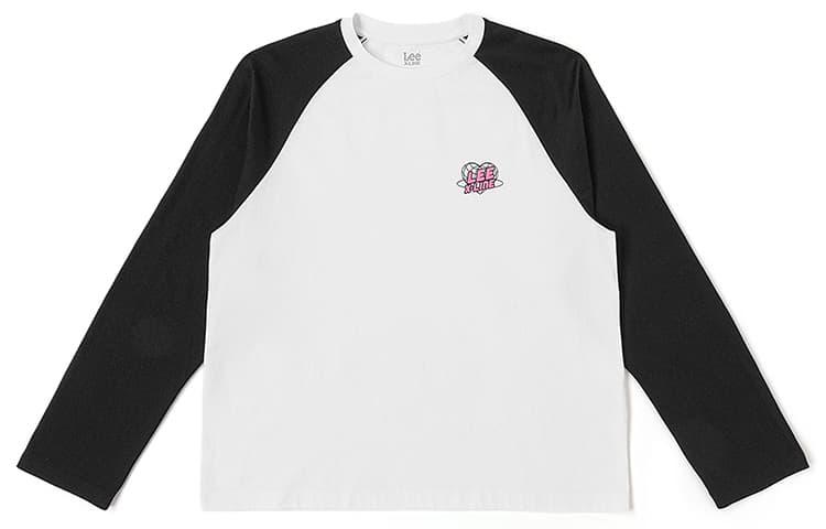 Lee FW23 Oversize Long Sleeve Tee White