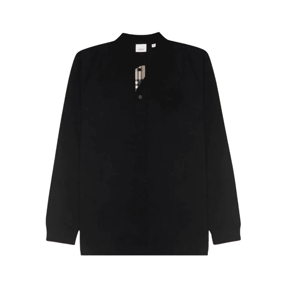 Burberry FW23 Polo Shirt Black