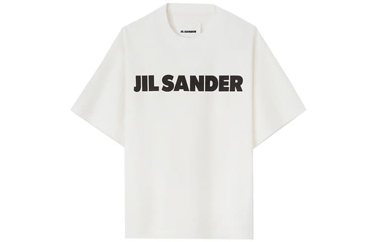 Jil Sander Logo Print T-Shirt White