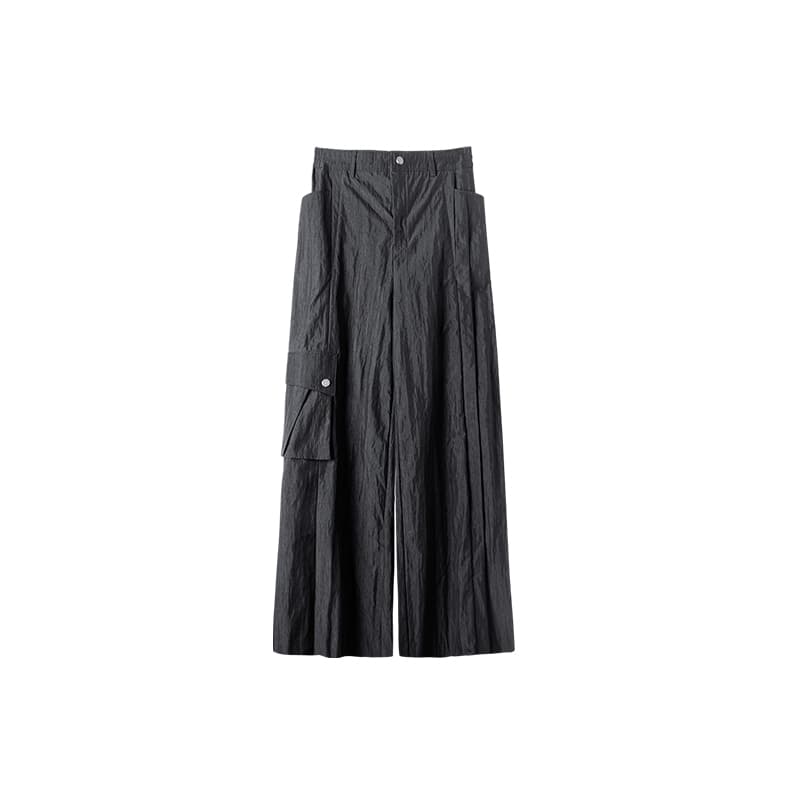幻象者 Huànxiàngzhě Black Wide-Leg Pants