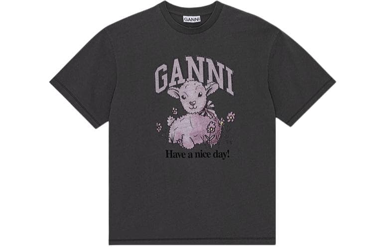 GANNI FW23 Grey T-Shirt