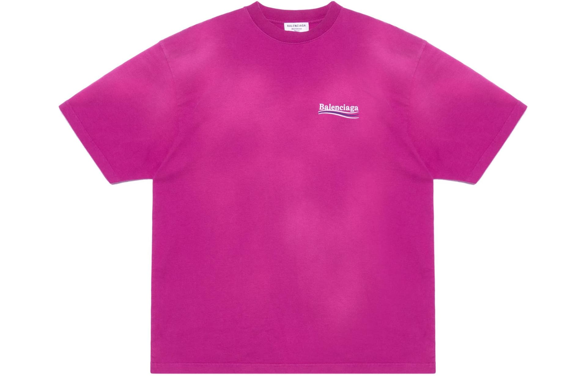 Balenciaga FW22 Logo T-Shirt Pink