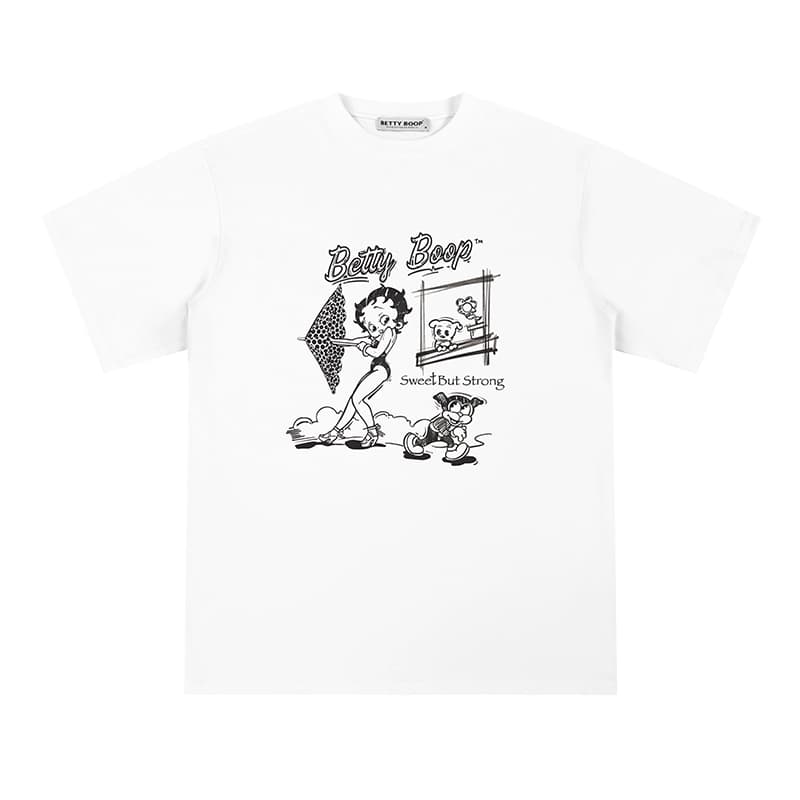 Betty Boop Retro Print T-Shirt