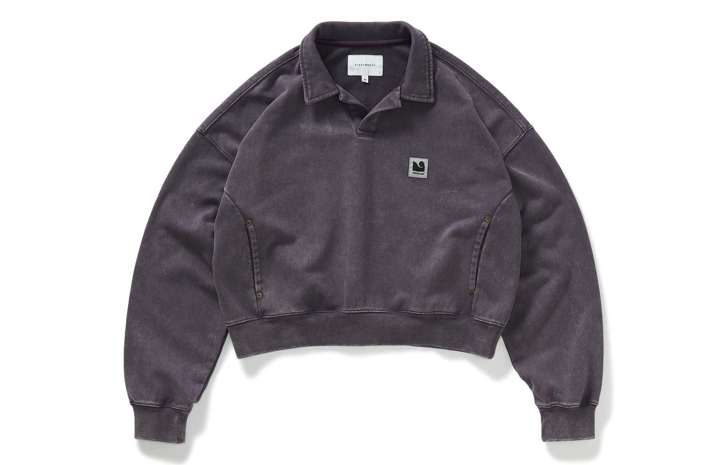 714STREET Snowflake Collar Sweatshirt