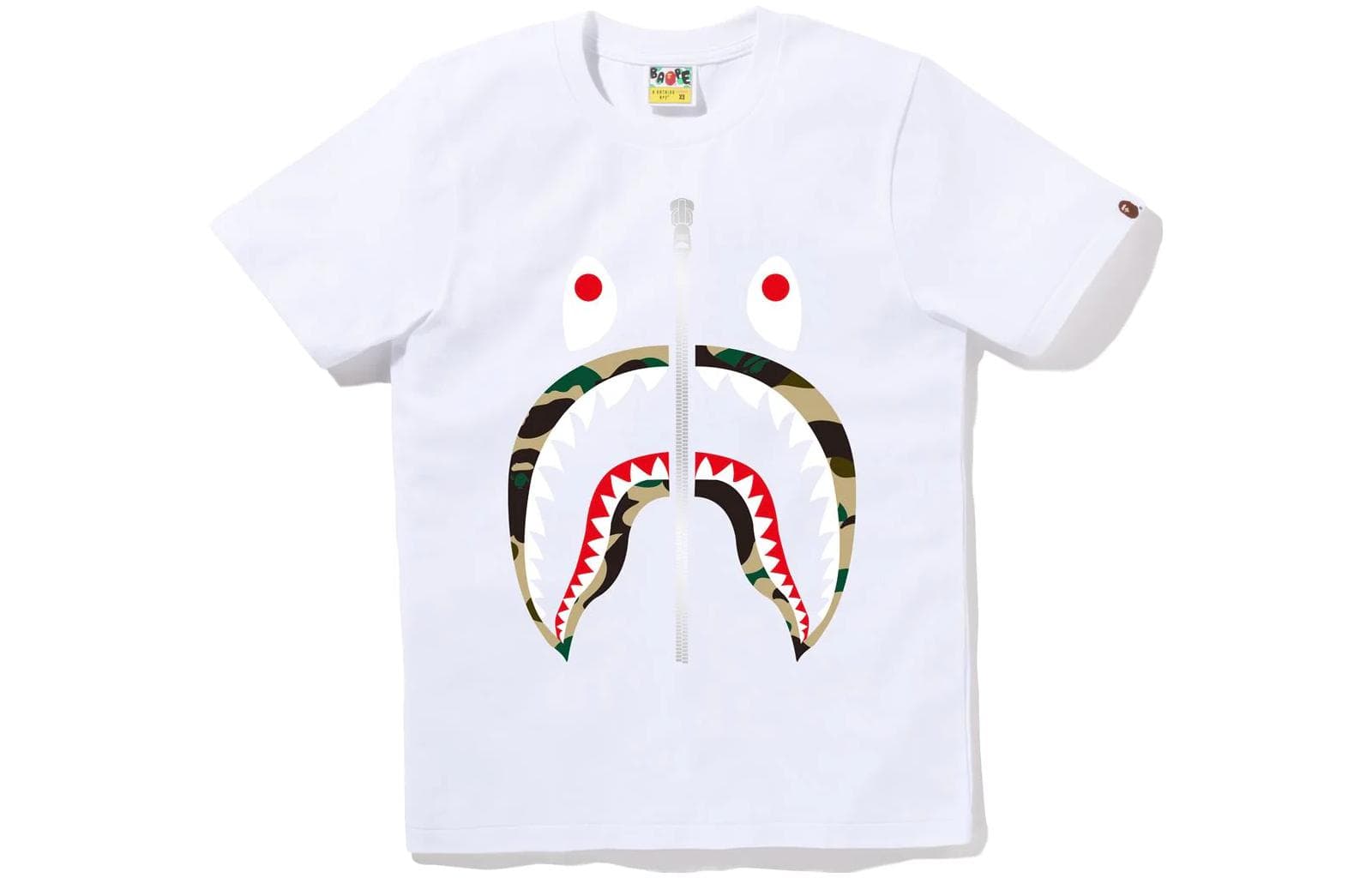 A BATHING APE BAPE Shark Camo T-Shirt