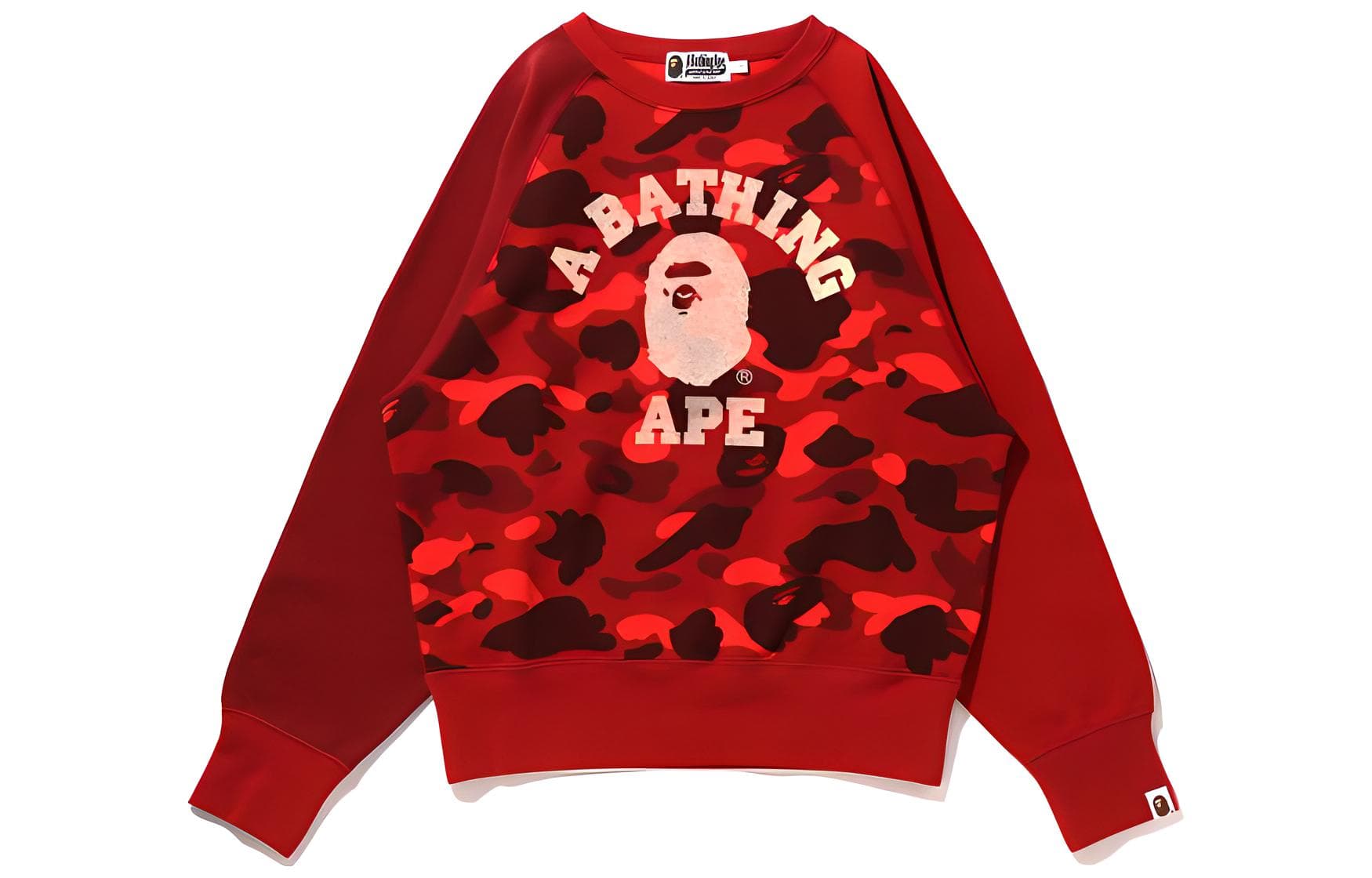 A BATHING APE BAPE Camo Crewneck Sweatshirt