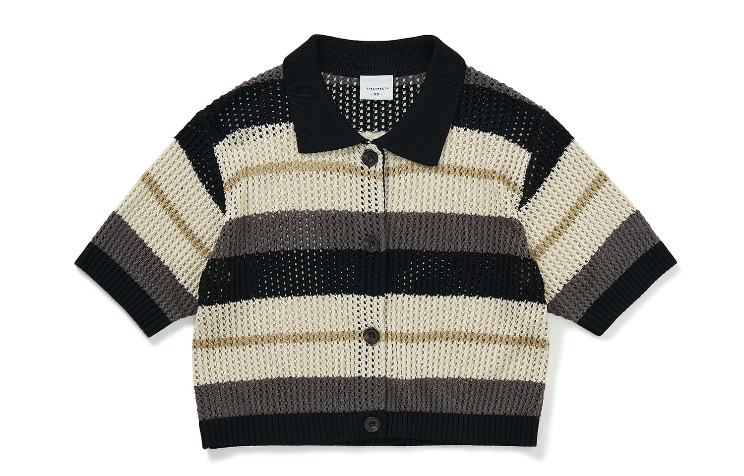 714STREET Knit Cardigan Polo