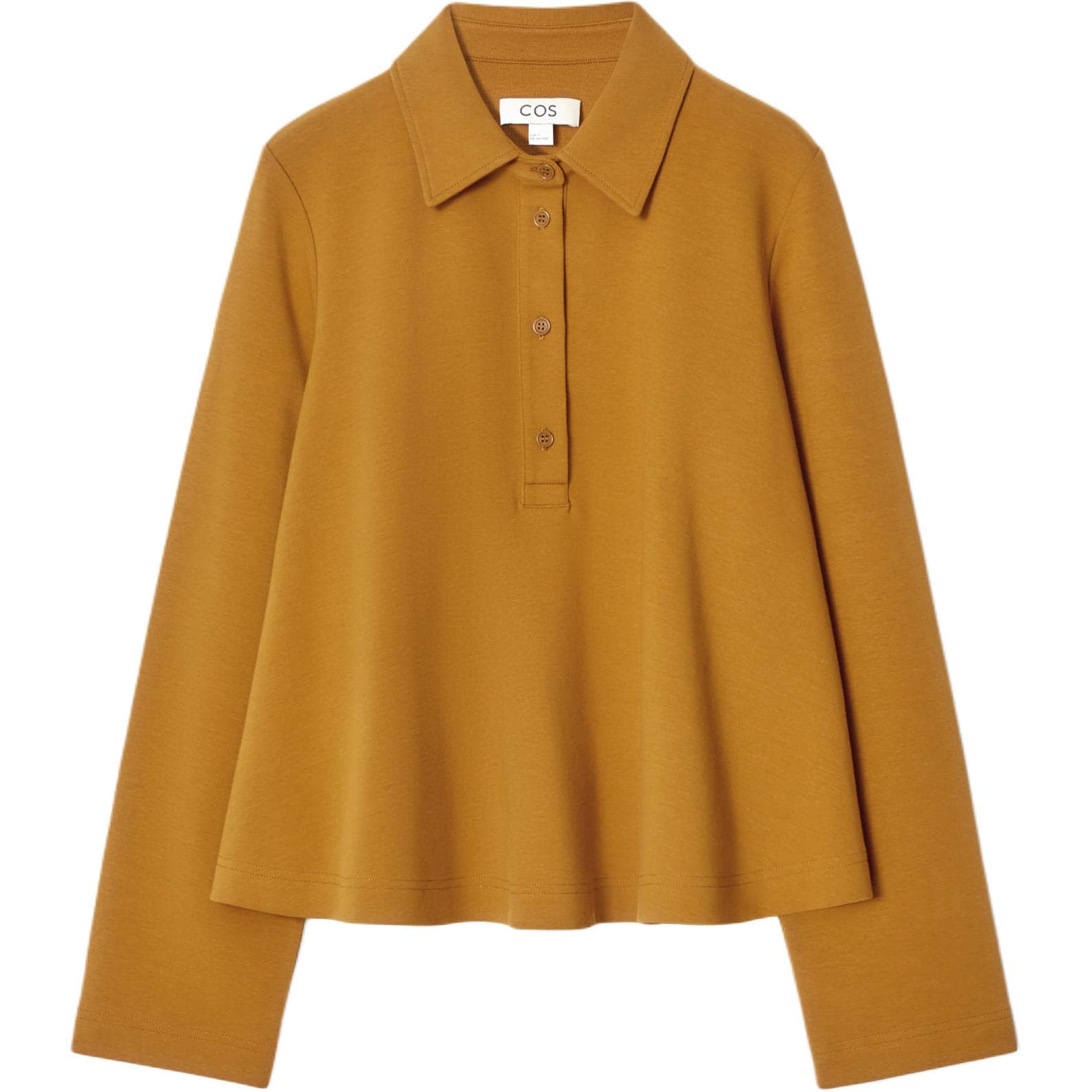 COS Polo Shirt Brown