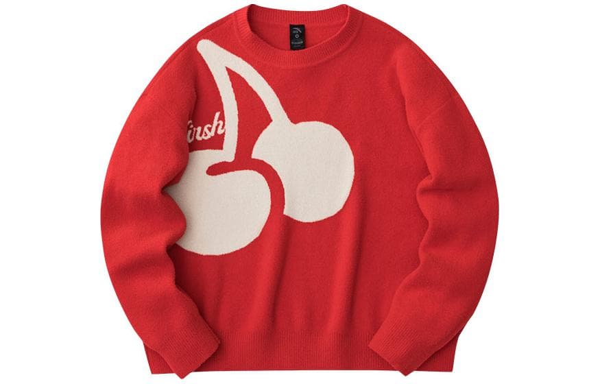 安踏 Anta x Kirsh Cherry Pullover Sweatshirt Red