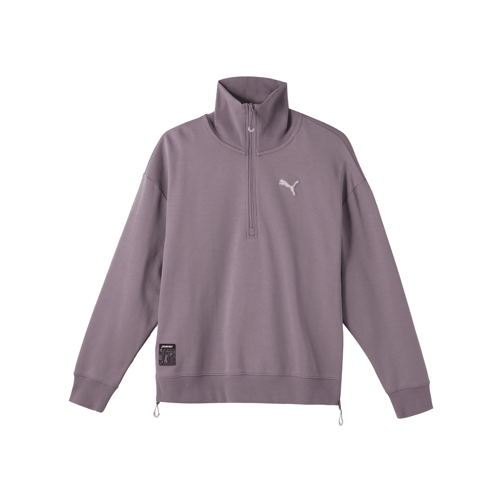 PUMA/彪马 PUMA Retro Half-Zip Sweatshirt Light Purple