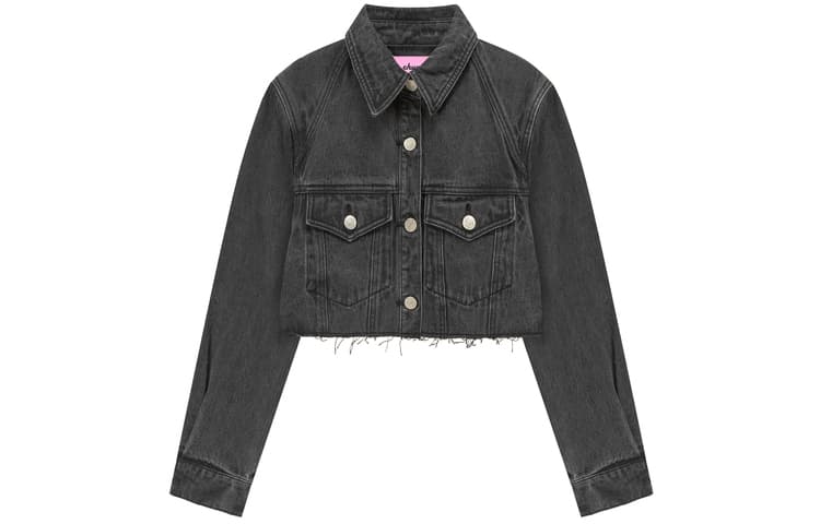 CHUU Denim Jacket Loose Fit Tie-Dye