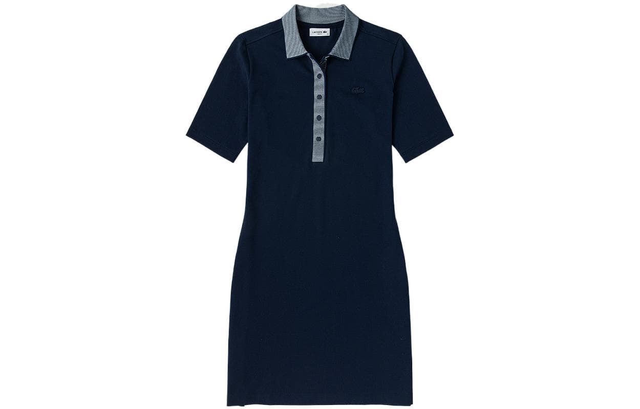 Lacoste SS22 Polo Dress Navy
