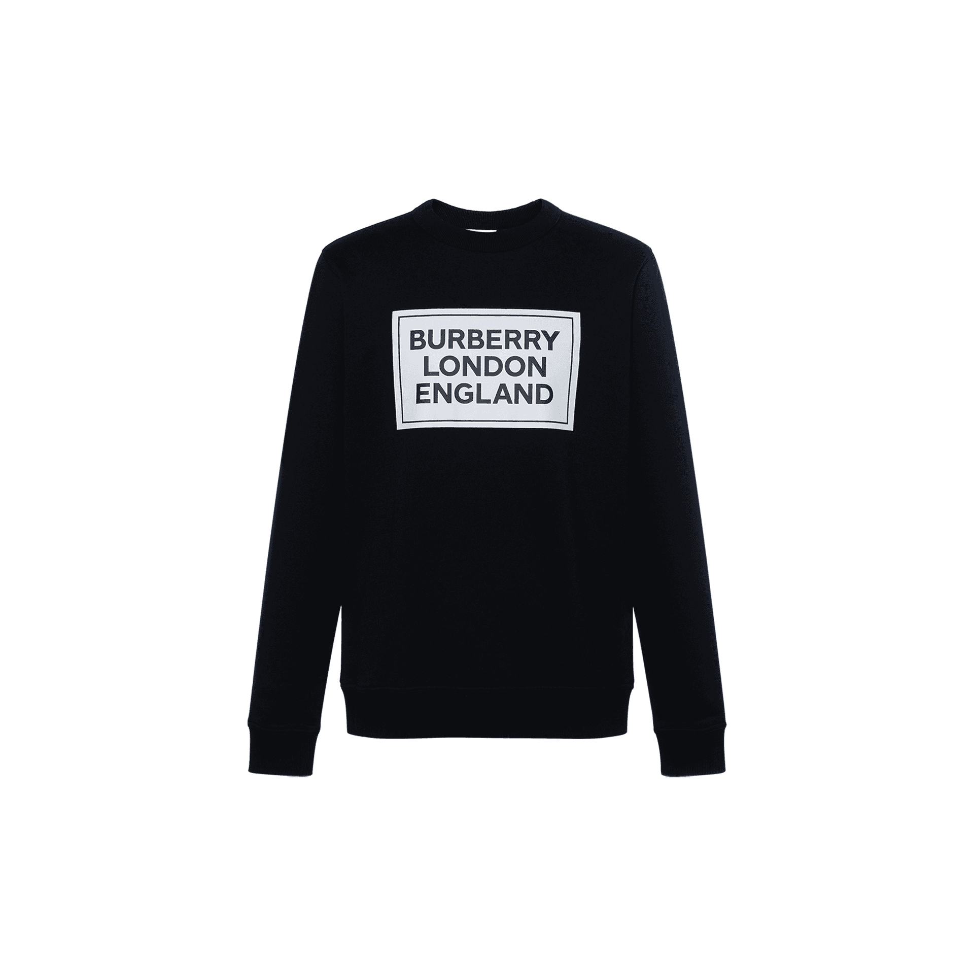 Burberry SS24 Logo Crewneck Sweatshirt Black