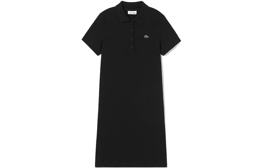 Lacoste Polo Dress Black