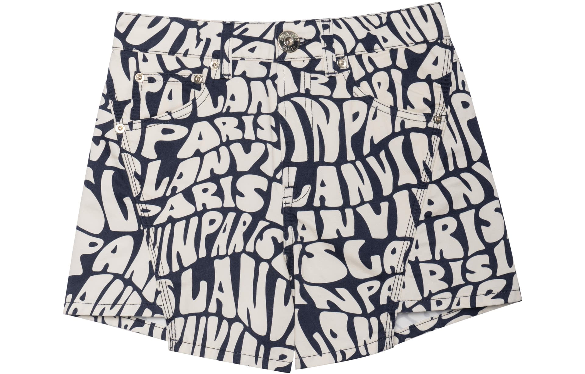 Lanvin/浪凡 Lanvin SS21 Navy Denim Shorts
