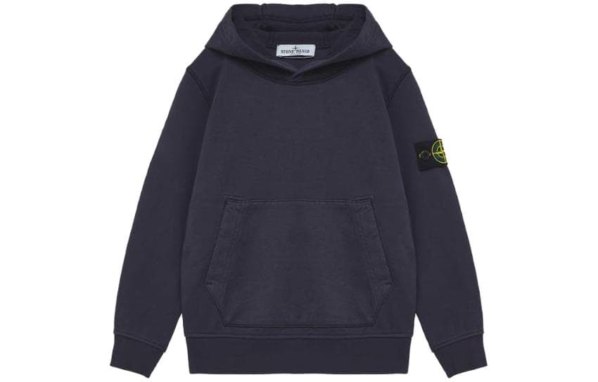 Stone Island Hoodie Midnight Blue Kids