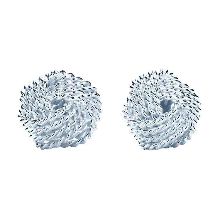 TIFFANY & CO./蒂芙尼 Tiffany & Co. Twist Silver Earrings