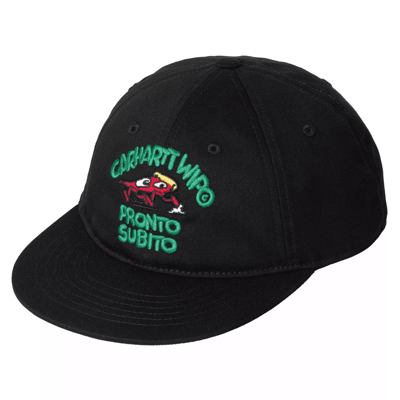 Carhartt WIP Embroidered Baseball Cap Black