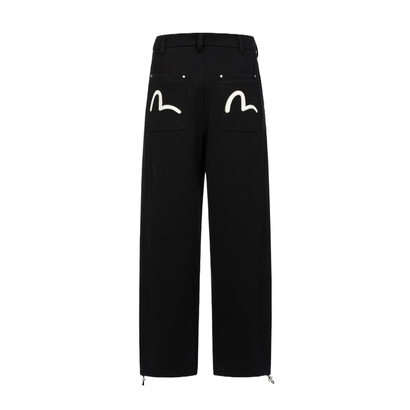 EVISU SS24 Black Sweatpants