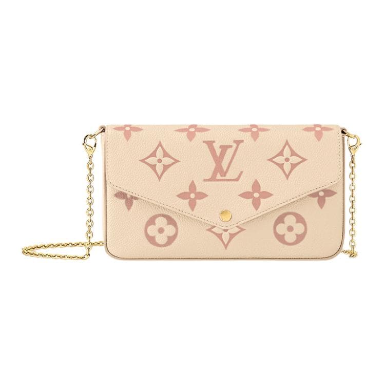LOUIS VUITTON/路易威登 Louis Vuitton Pochette Félicie Cream Pink