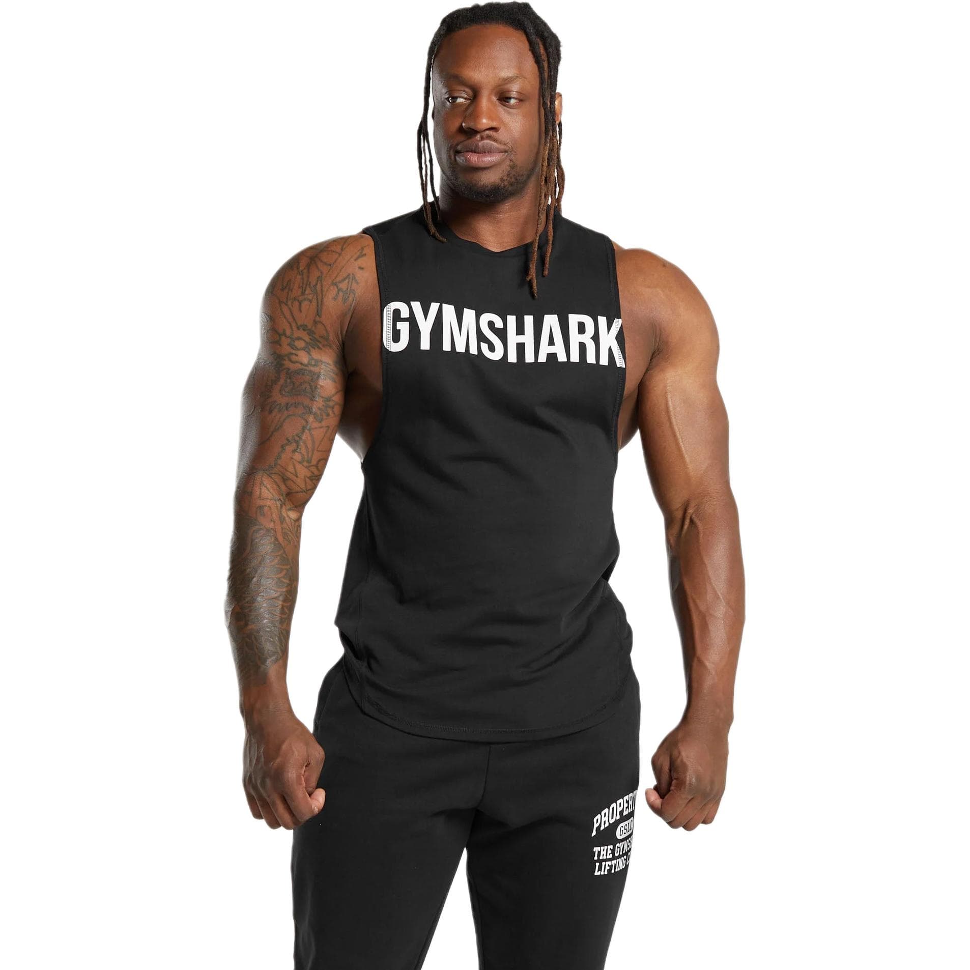 GYMSHARK Sleeveless Tank Black