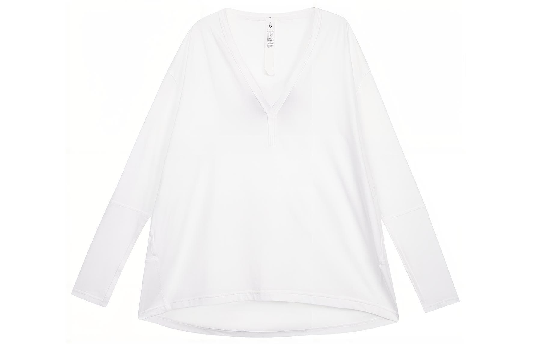 lululemon/露露乐蒙 lululemon Back in Action V-Neck Long Sleeve Tee