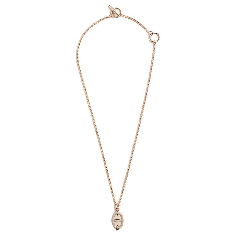 HERMES/爱马仕 Hermes Mini Maillon Rose Gold Necklace