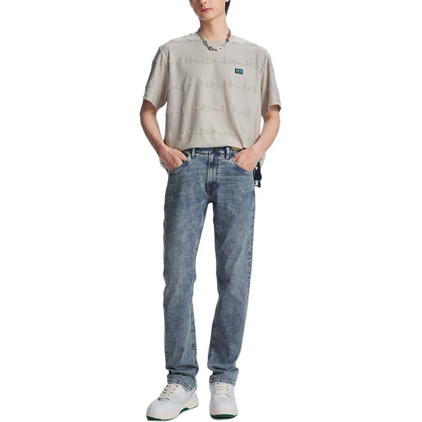Lee Standard Mid-Rise Straight Cool Jeans Light Blue