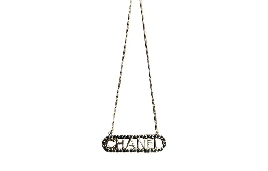 CHANEL Necklace Gold Unisex