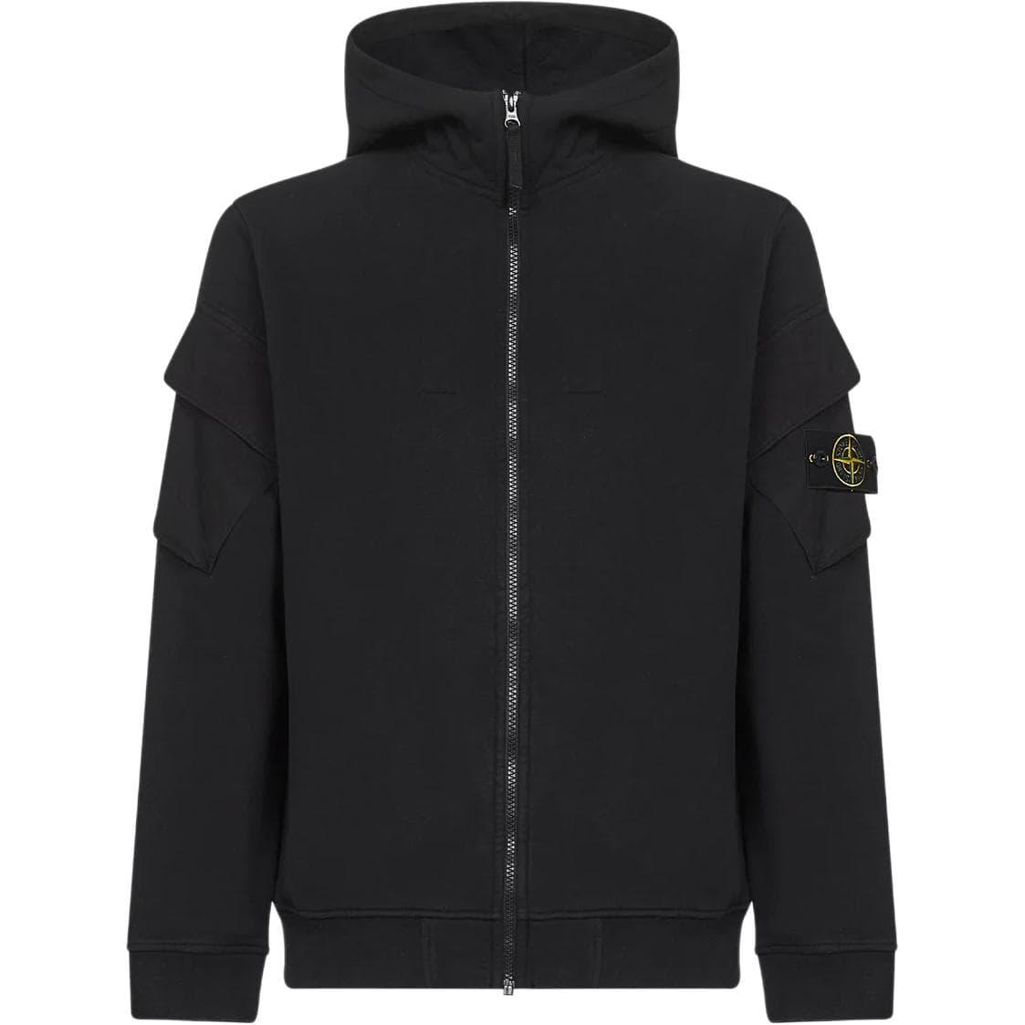 Stone Island Hoodie Jacket Black