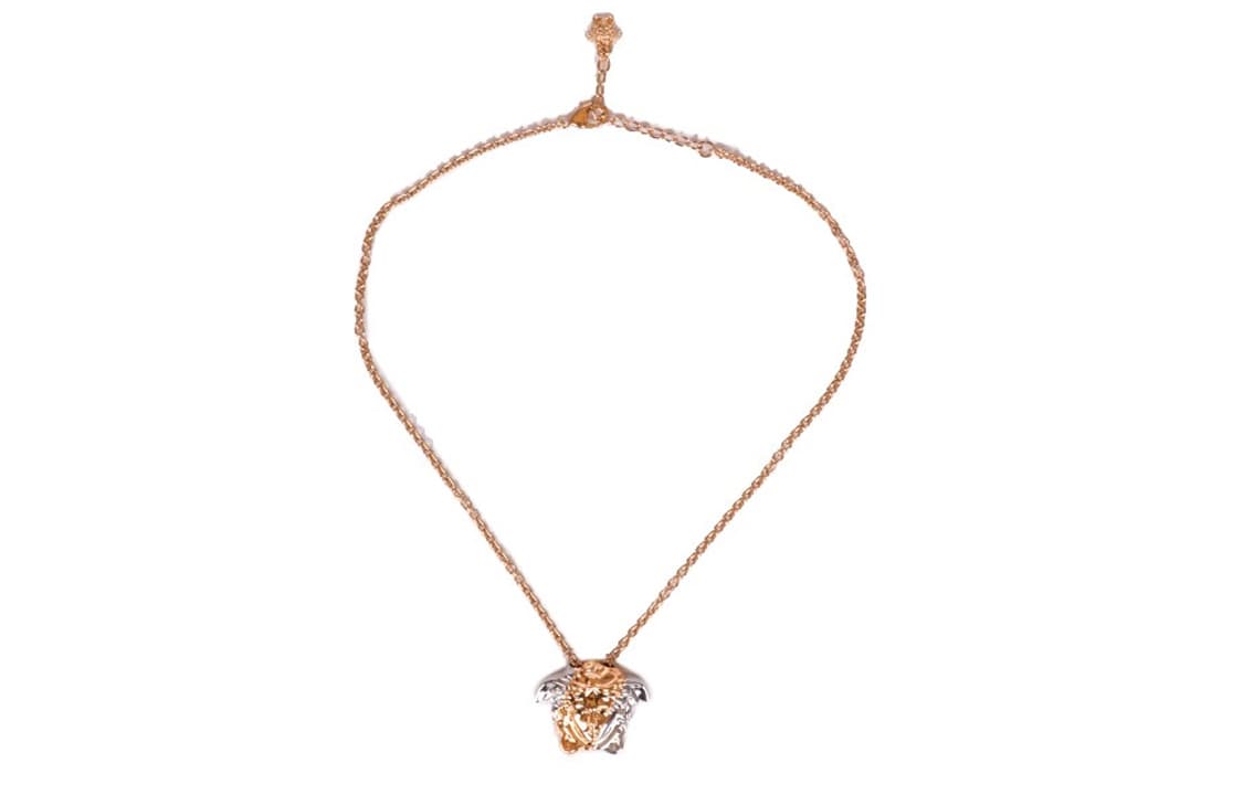 VERSACE/范思哲 Versace Medusa Pendant Necklace Gold Silver