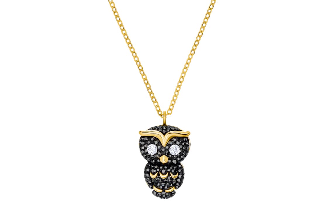 Swarovski/施华洛世奇 Swarovski Little Owl Necklace Black