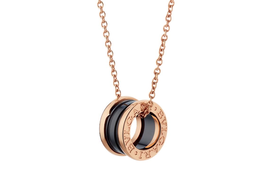 BVLGARI/宝格丽 BVLGARI B.Zero1 Three-Band Necklace Rose Gold